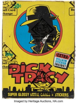 1990 Topps Dick Tracy Unopened Wax Box