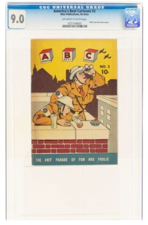America's Best Cartoons #3 (Wise Publications, 1942) CGC VF/NM 9.0 Off-white to white pages