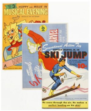 Paper Model Kits Group of 7 (Fawcett, 1940s)